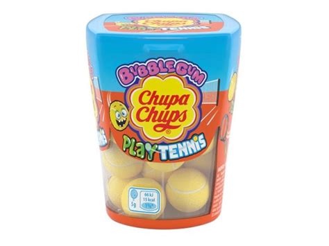 Chupa Chups Fun Bubblegum Bottles Play Tennis .